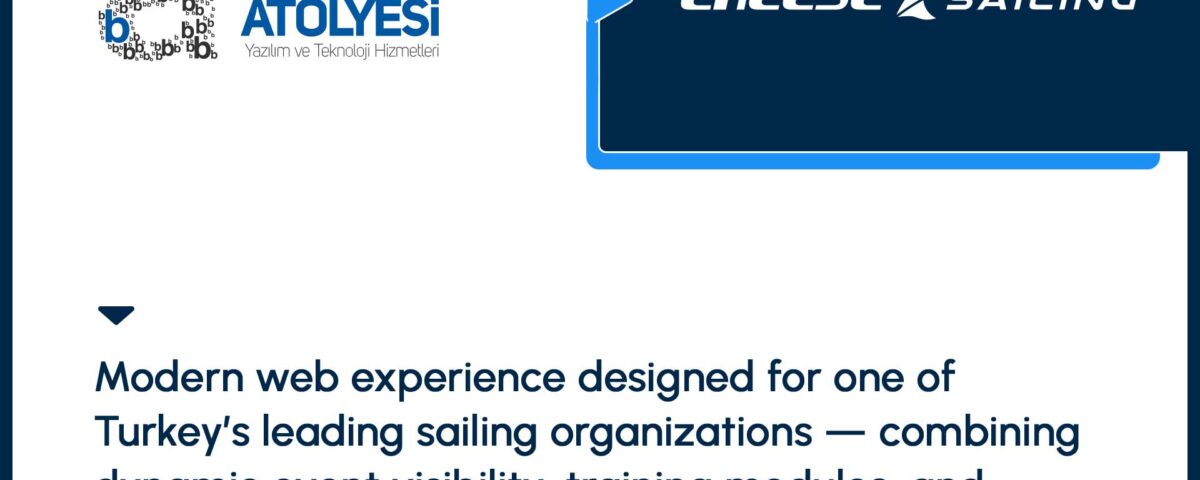 Modern web experience designed for one of Turkey’s leading sailing organizations — combining dynamic event visibility, training modules, and sponsor-focused storytelling in a sleek, mobile-first platform.