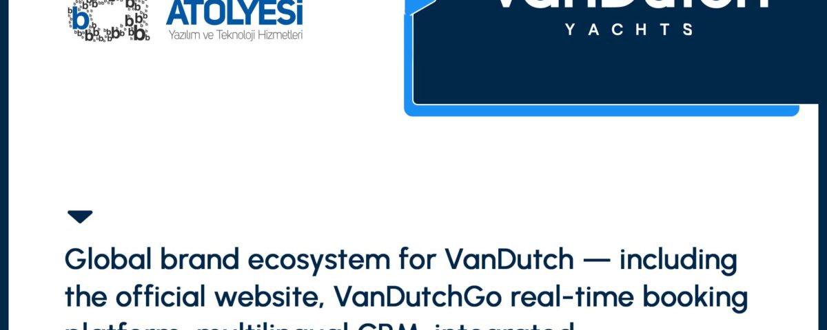 Global brand ecosystem for VanDutch — including the official website, VanDutchGo real-time booking platform, multilingual CRM-integrated infrastructure, premium marketing assets, and international SEO & social media management.