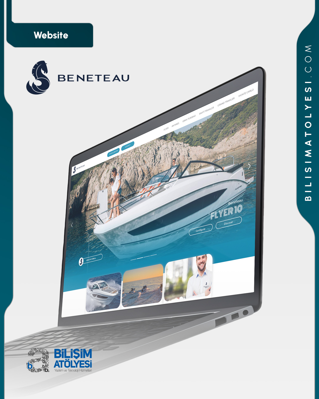 Beneteau — Web sitesi