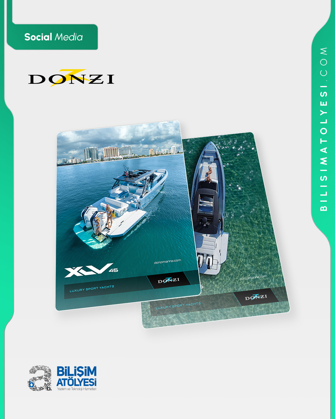 Donzi — Sosyal medya yönetimi