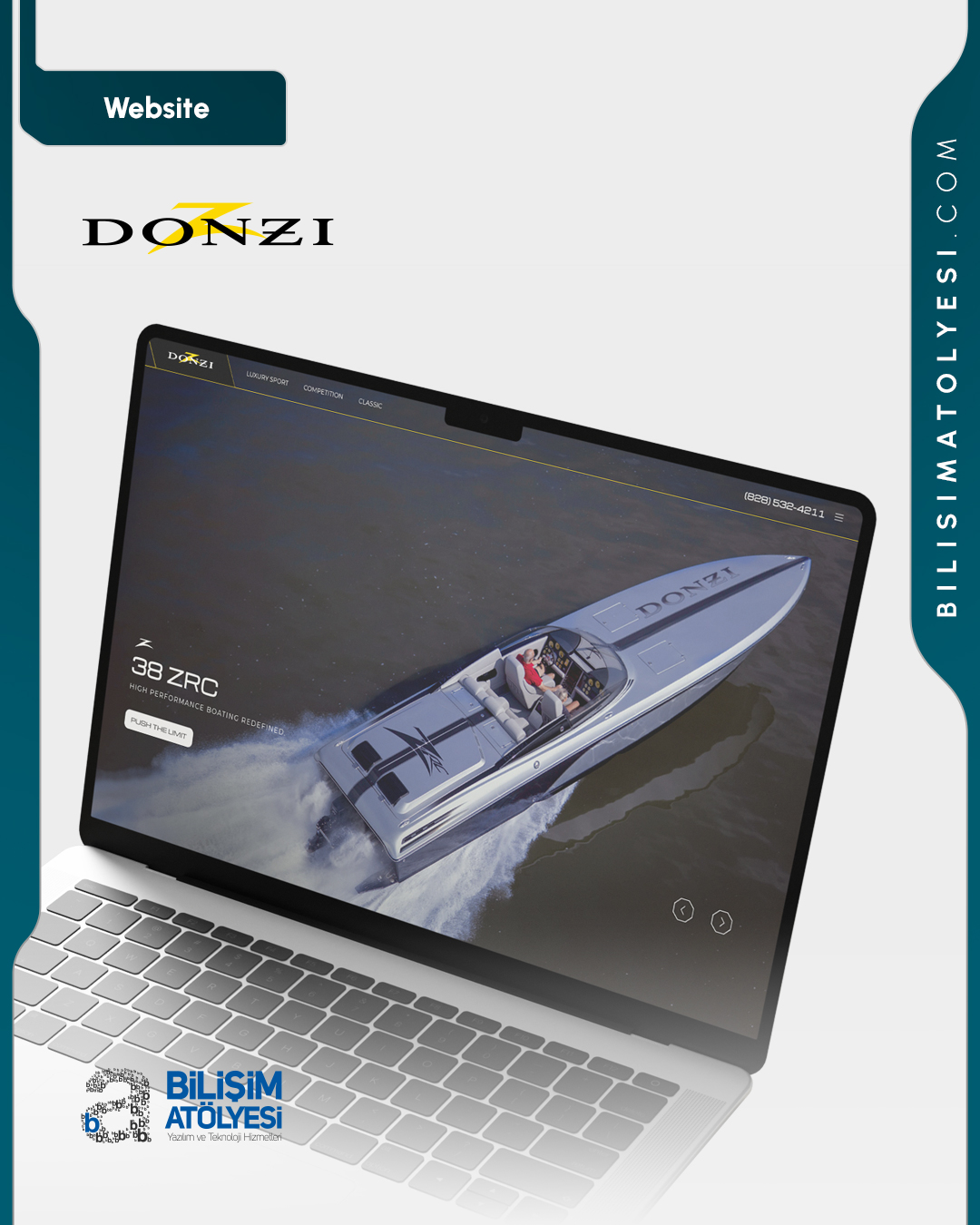 Donzi — Web sitesi