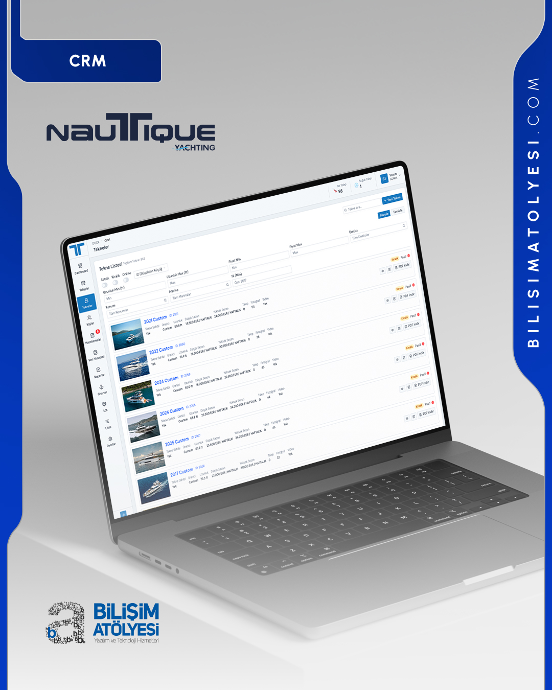 Nautique — CRM ve operasyon yönetimi