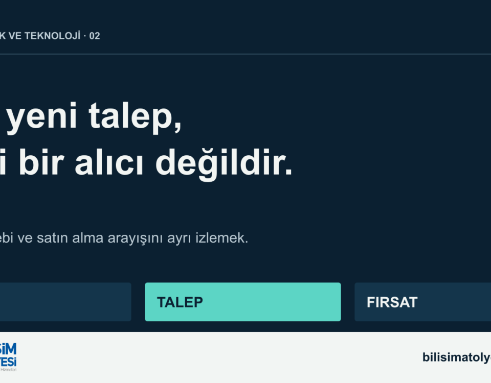 Brokerlık ve Teknoloji 02. Her yeni talep, yeni bir alıcı değildir.